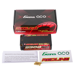 Gens Ace Redline 2.0 5300mAh 2S 7.6V 140C HardCase #64 HV Shorty Lipo Battery