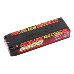 Gens Ace Redline 2.0 6500mAh 2S 7.6V 140C HardCase 57# HV Lipo Battery with