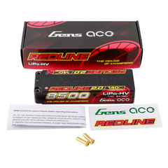 Gens Ace Redline 2.0 8500mAh 2S 7.6V 140C HardCase 58# HV Lipo Battery with