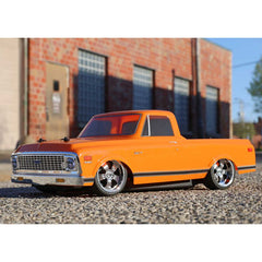 1972 Chevy C10 Pickup, 1/10 4WD V100 RTR, Orange plus 5000mAh 2S 7.4V Smart G2