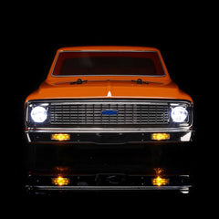 1972 Chevy C10 Pickup, 1/10 4WD V100 RTR, Orange plus 5000mAh 2S 7.4V Smart G2