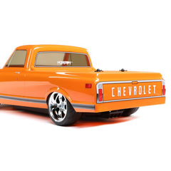 1972 Chevy C10 Pickup, 1/10 4WD V100 RTR, Orange plus 5000mAh 2S 7.4V Smart G2