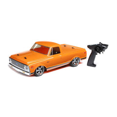 1972 Chevy C10 Pickup, 1/10 4WD V100 RTR, Orange plus 5000mAh 2S 7.4V Smart G2