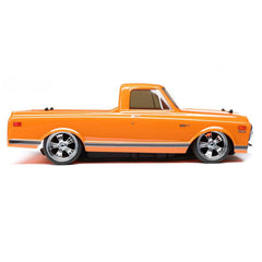 1972 Chevy C10 Pickup, 1/10 4WD V100 RTR, Orange plus 5000mAh 2S 7.4V Smart G2