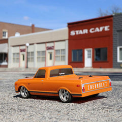 1972 Chevy C10 Pickup, 1/10 4WD V100 RTR, Orange plus 5000mAh 2S 7.4V Smart G2