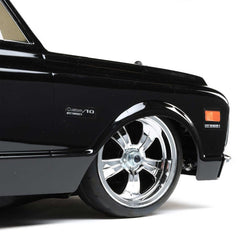 1972 Chevy C10 Pickup, 1/10 4WD V100 RTR, Black plus 5000mAh 2S 7.4V Smart G2