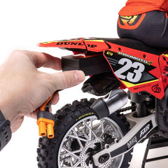 1/4 Promoto-MX Motorcycle RTR, FXR Red by LOSI plus Spektrum 5000mAh 7.4v 2S 50C