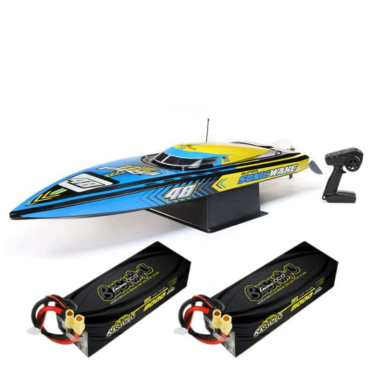 Super Sonicwake 48in 8S Self-Righting Brushless Deep-V RTR by Proboat plus 2x