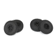 1/24 Maxxis Trepador F/R 1.0" Tires MTD 7mm Black Holcomb (4) by Proline