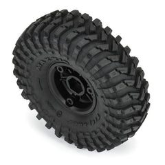 1/24 Maxxis Trepador F/R 1.0" Tires MTD 7mm Black Holcomb (4) by Proline