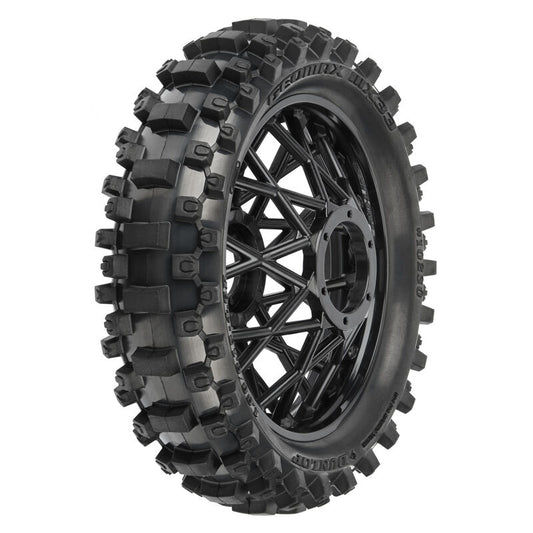 Dunlop Geomax MX33 V2 Bead CR4 Rear Tire MTD Bullyspoke Black: Promoto-MX by