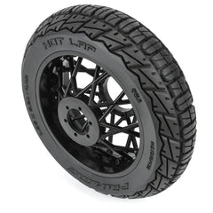 Hot Lap S3 Motorcycle Rear Tire Mounted on Black Supermoto Wheel for Promoto-MX