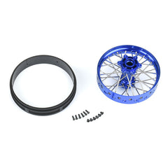 1/4 Pro-Spec Aluminum V2 Bead Rear Wheel, Assembled, Blue: Promoto-MX by Proline