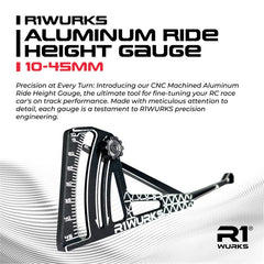 R1 WURKS Aluminum Ride Height Gauge (10-45mm)