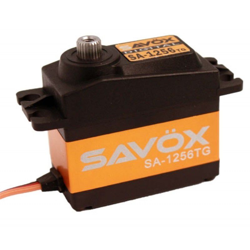 Super low back lash. Savox STD size 20kg/cm, Coreless Digital Servo with Soft