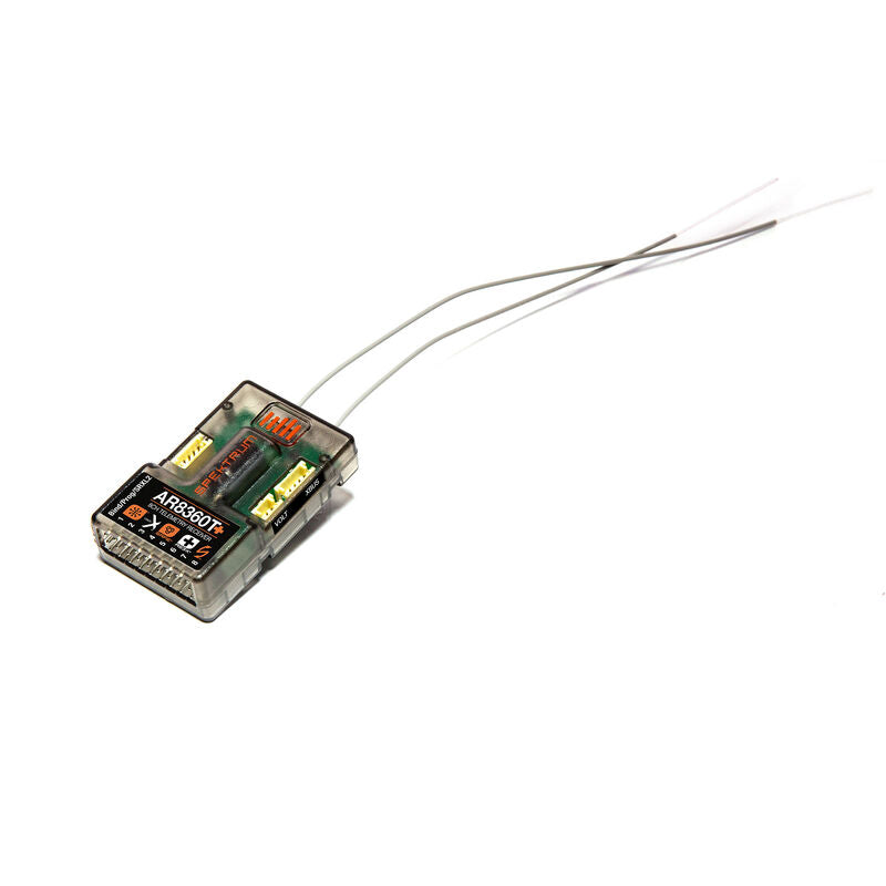 AR8360T+ 8 Channel AS3X+ & SAFE Telemetry Receiver by Spektrum