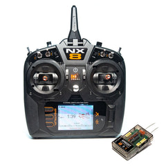 NX8 8 Channel System w/ AR8020T Telemetry Receiver by Spektrum 20 Channel Radio