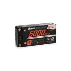 5000mAh 2S 7.6V Smart Pro Race HV LiPo 120C: 5mm by Spektrum