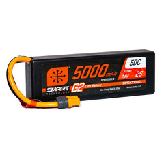 5000mAh 2S 7.4V Smart G2 LiPo 50C Hard Case; IC3 by Spektrum