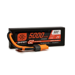 5000mAh 7.4v 2S 50C Smart G2 Hardcase LiPo Battery: IC5 Fits Promoto MX