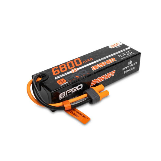 6800mAh 3S 11.1V Smart Pro Basher LiPo 120C IC5 by Spektrum