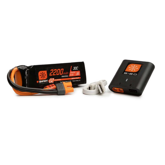 Smart G2 Air Powerstage Bundle 2 Includes S120 Charger and SPMX223S30 2200mAh 3S