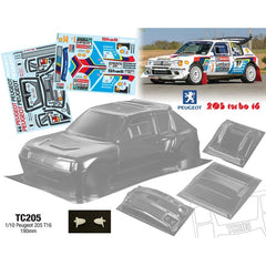 1/10 Peugeot 205 T16, 190mm by Team C