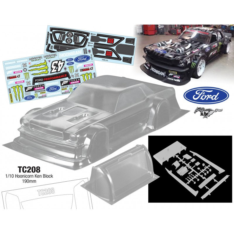 1/10 Hoonicorn Ken Block, 200mm Forza Decal Sheet