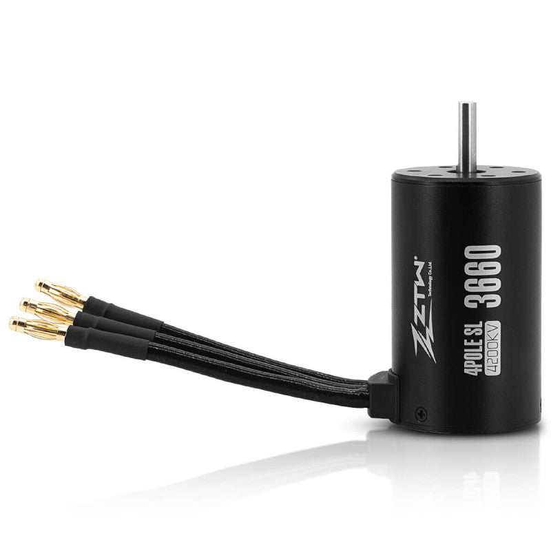 3500KV 2-3S Sensorless 550 Brushless 1/10 SCT Motor 5mm Motor Shaft by ZTW