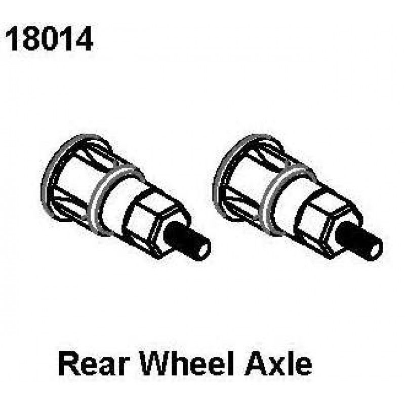 Rear Wheel Axle, RCPRO 1/18 MT