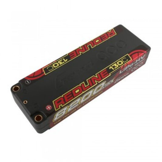 Gens Ace Redline HV Race Series 8200mAh 2S 7.6v 130C 5mm Plug 301g