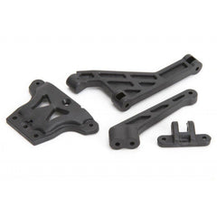 Front upper plate & F/R brace set, 4pcs, Agama