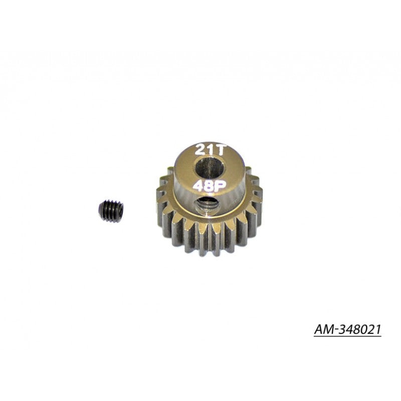 Pinion Gear 48P 21T (7075 Hard) by Arrowmax