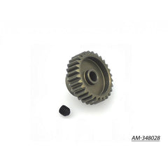 Pinion Gear 48P 28T (7075 Hard) by Arrowmax