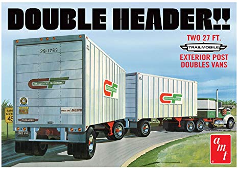 Amt 1/25 Tandem Van Trailers