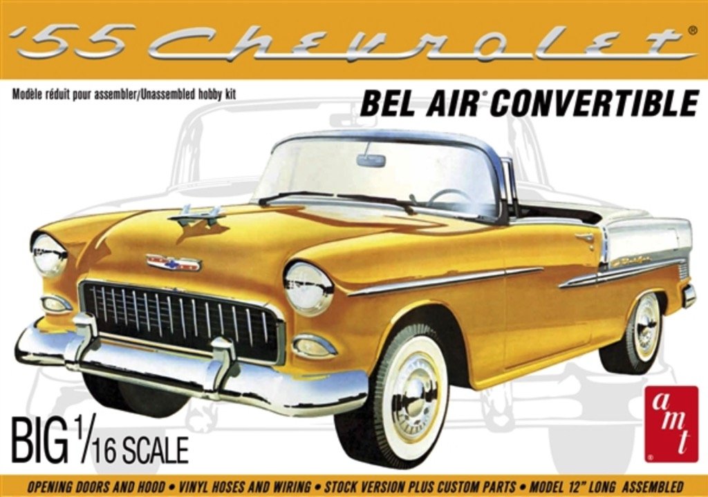 Amt 1/16 '55 Chevy Bel Air Conv.