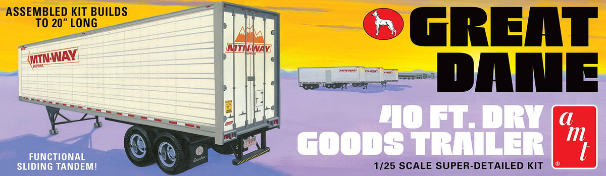 Amt 1/25 Great Dane Semi Trailer