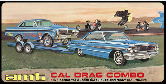 Amt 1/24 Cal. Drag Combo (2crs+trl