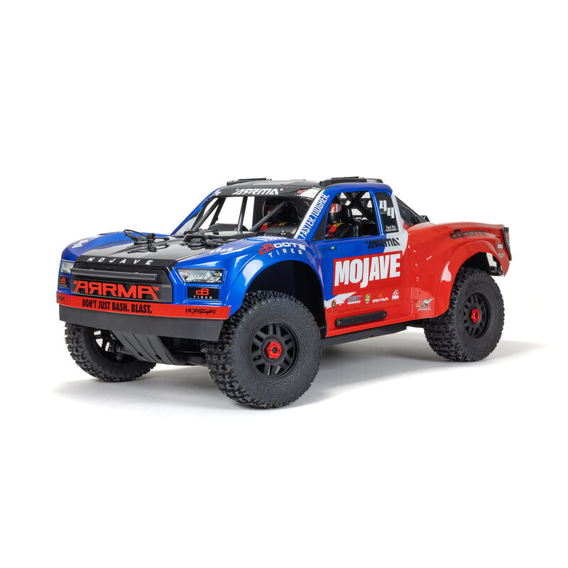 1/8 MOJAVE 4X4 4S BLX Desert Truck RTR, Blue by ARRMA