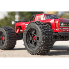 1/10 OUTCAST 4X4 4S V2 BLX Stunt Truck RTR, Red With Center Diff by ARRMA