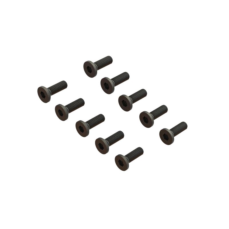 Flat Head Screw M2.5x8mm (10pcs) by ARRMA