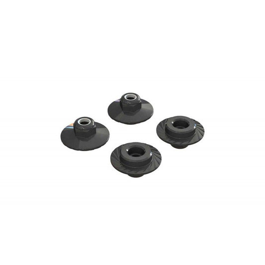 AR708007 Flanged Lock Nut 5x8mm (4) Suits 4S Kraton & Outcast by ARRMA