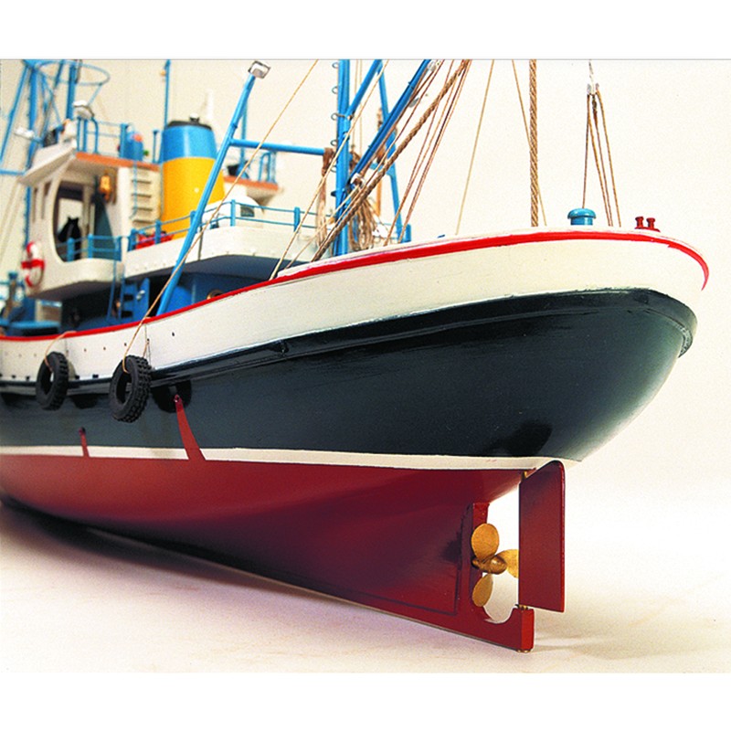 Artesania Latina: 1/50 Tuna Boat Marie Jeanne. 1:50 Wooden Fishing Boat  Model Kit