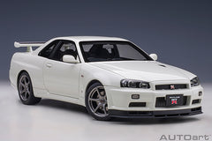 AUTOart 1/18 Skyline R34 GT-R V2 White