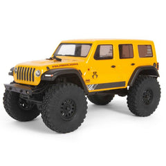 SCX24 2019 Jeep Wrangler JLU CRC 1/24 4WD-RTR Yellow by Axial