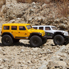 SCX24 2019 Jeep Wrangler JLU CRC 1/24 4WD-RTR Yellow by Axial