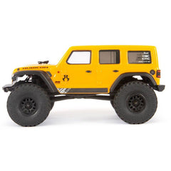 SCX24 2019 Jeep Wrangler JLU CRC 1/24 4WD-RTR Yellow by Axial