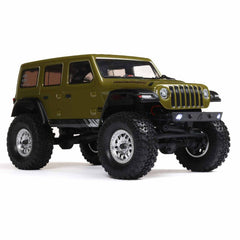 1/24 SCX24 Jeep Wrangler JLU 4X4 Rock Crawler Brushed RTR, Green by Axial