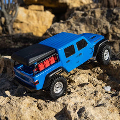 SCX24 Jeep Gladiator, 1/24th 4WD RTR, Blue