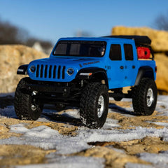 SCX24 Jeep Gladiator, 1/24th 4WD RTR, Blue